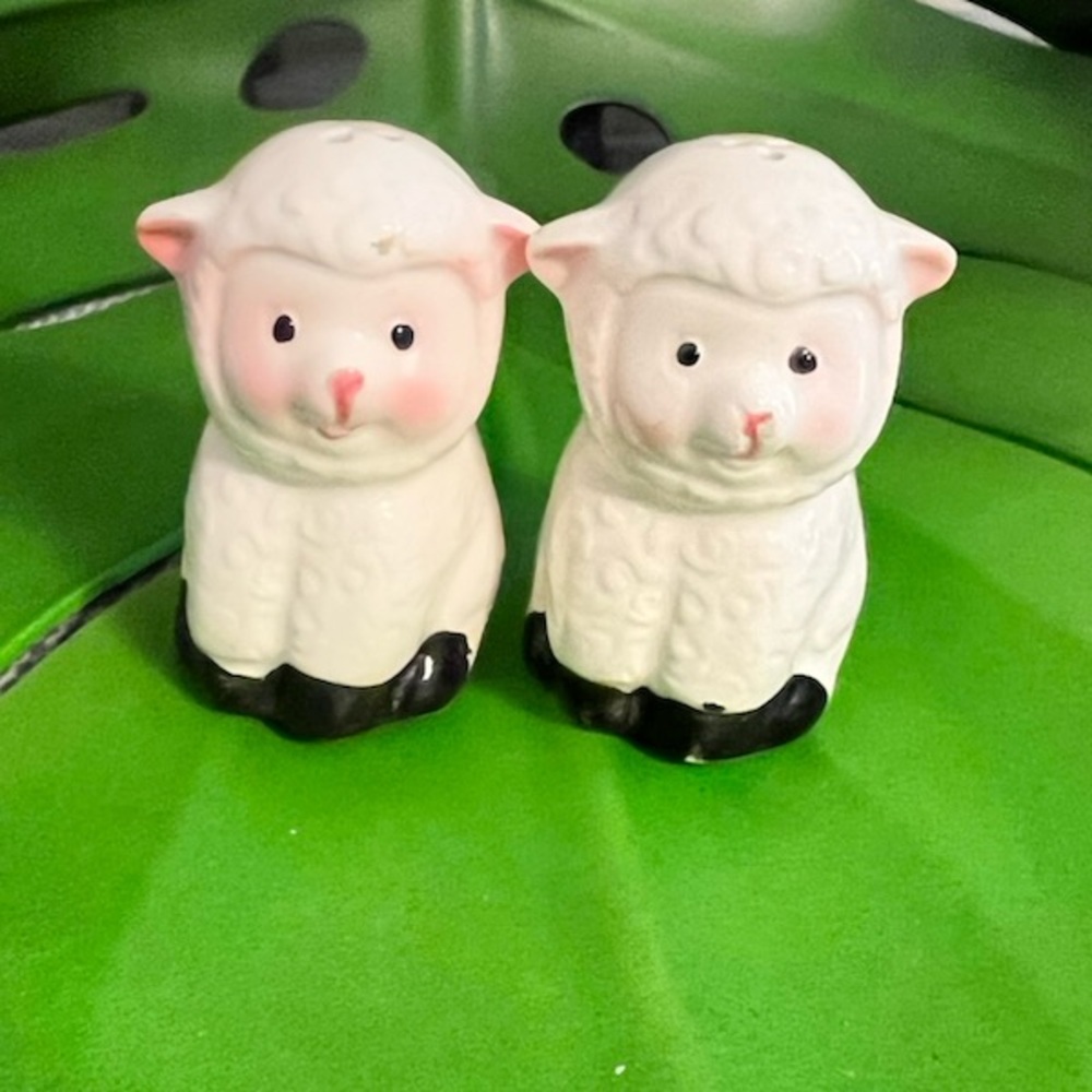 Baby Sheep Salt and Pepper Shakers